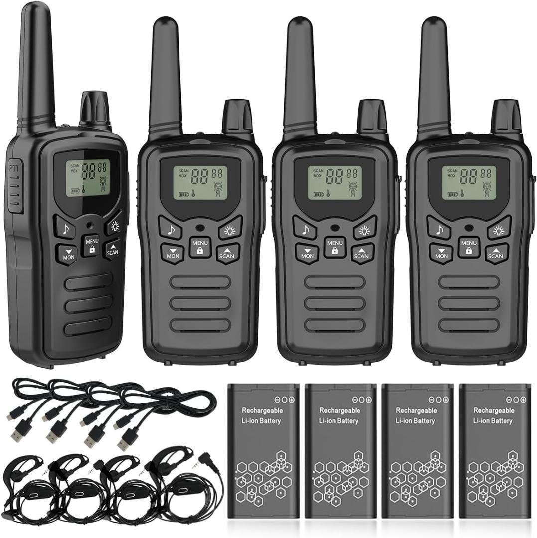 【M2825-137-106】インカム 特定小電力 トランシーバー 4台セット