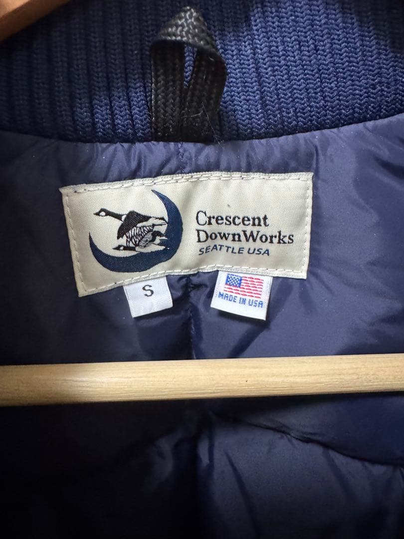 Crescent DownWorks ネイビー ダウンジャケット S