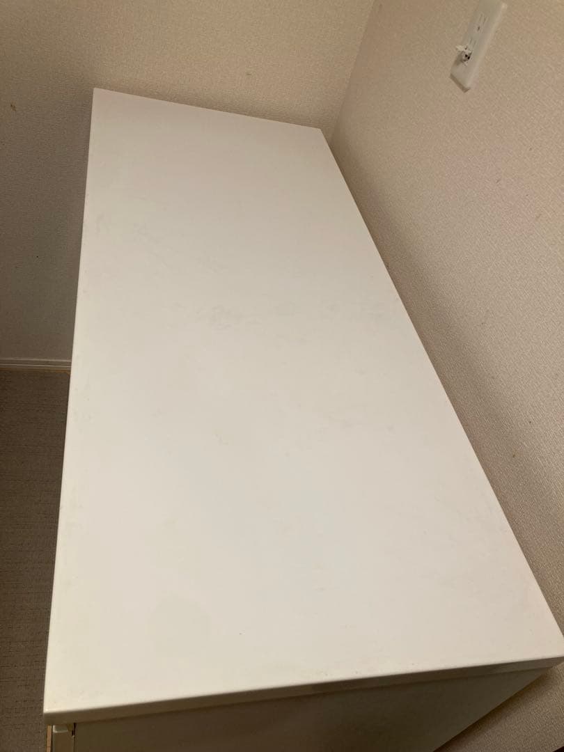 ニトリ　キッチン　カウンター　ボード　白　食器棚　収納　インテリア　引き出し