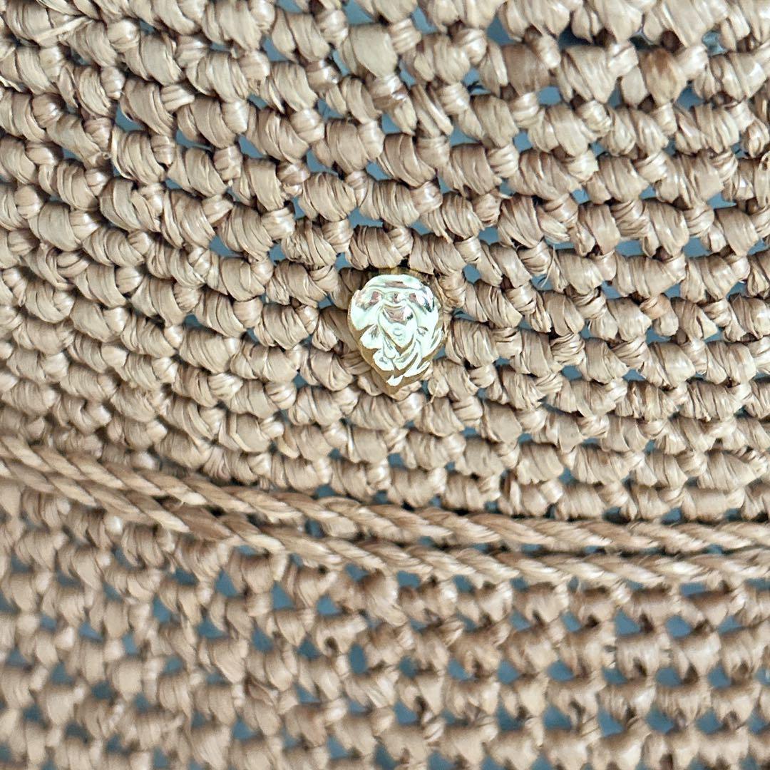 ヘレンカミンスキー　プロバンス　ラフィアハット　　ブラウン