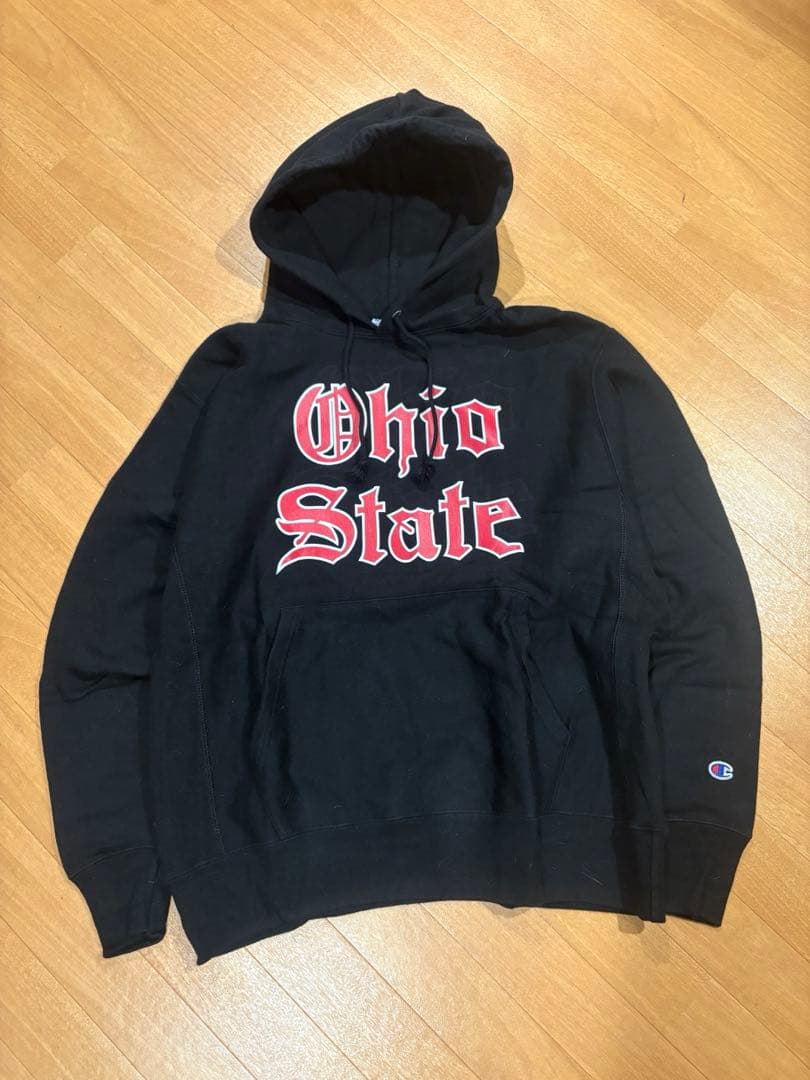 ヒ*ボ様 Champion Ohio State スウェットパーカー Lサイズ