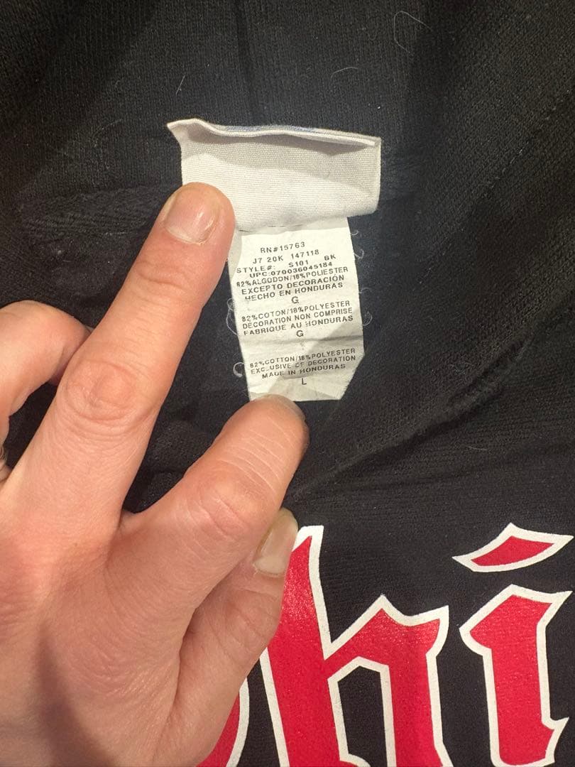 ヒ*ボ様 Champion Ohio State スウェットパーカー Lサイズ