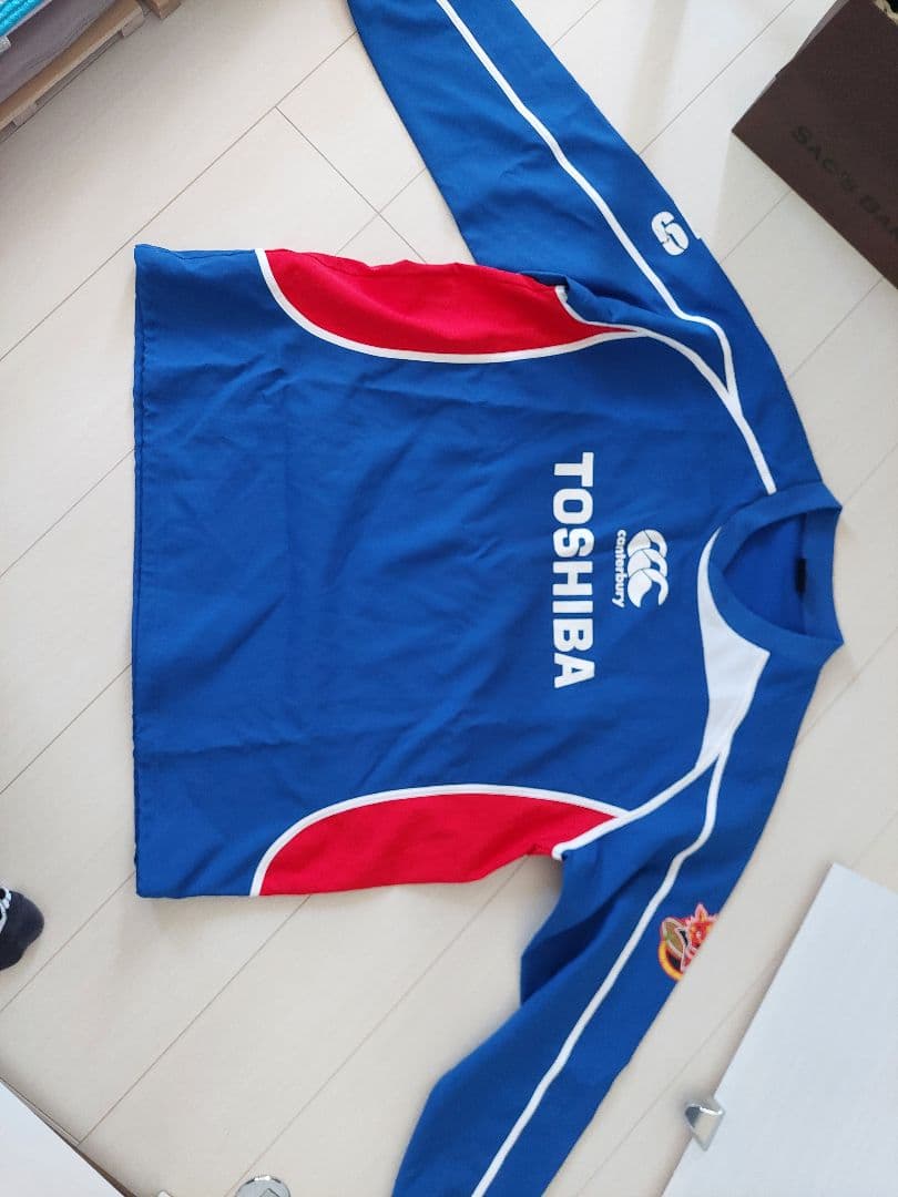 カンタベリー ラグビー 東芝ブレイブルーパス トレーニングウェア　選手実用品