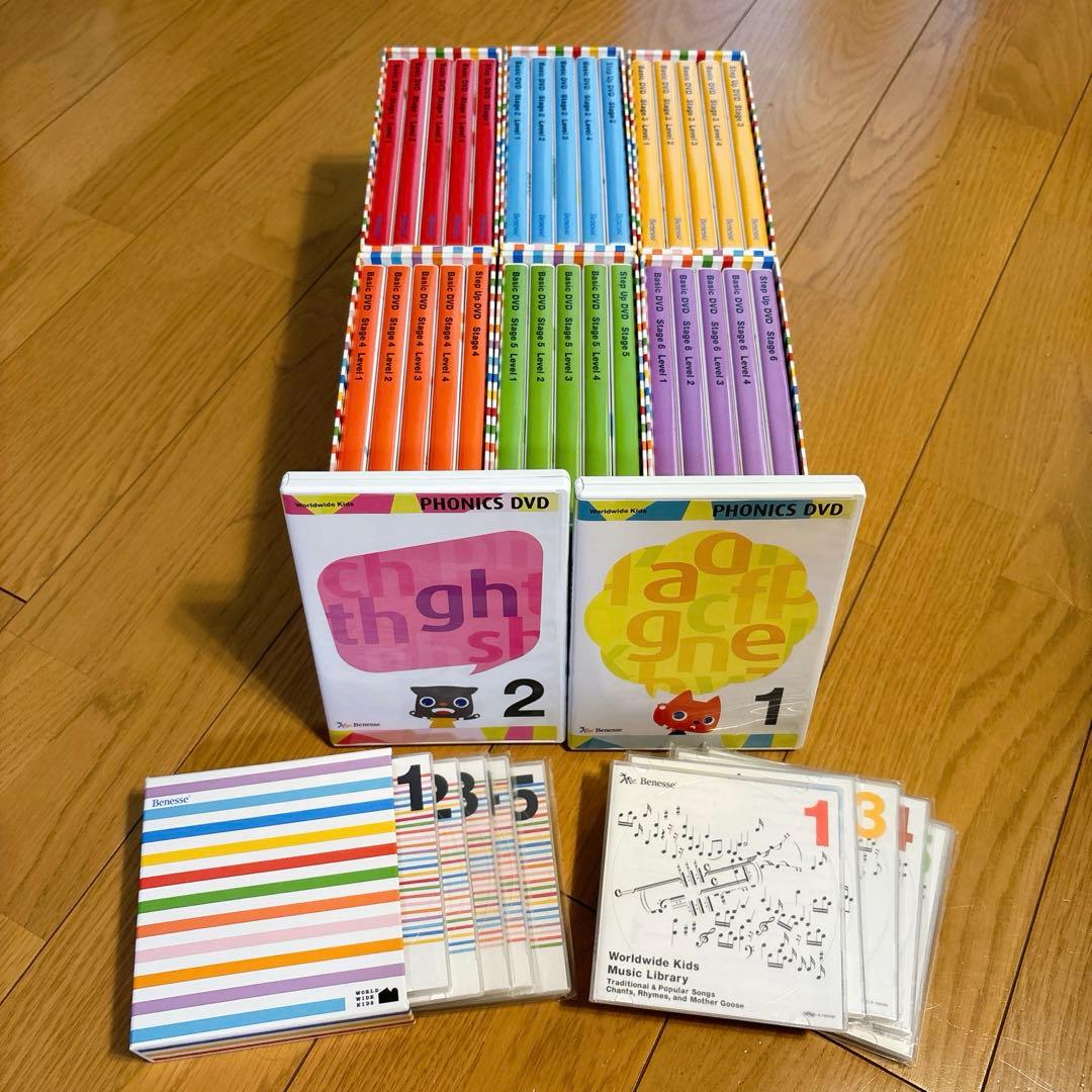 Benesse ベネッセ ワールドワイドキッズ DVDとCD