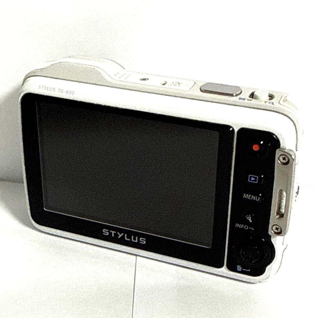 ☆軽量コンパクト☆OLYMPUS STYLUS TG-630 ホワイト☆