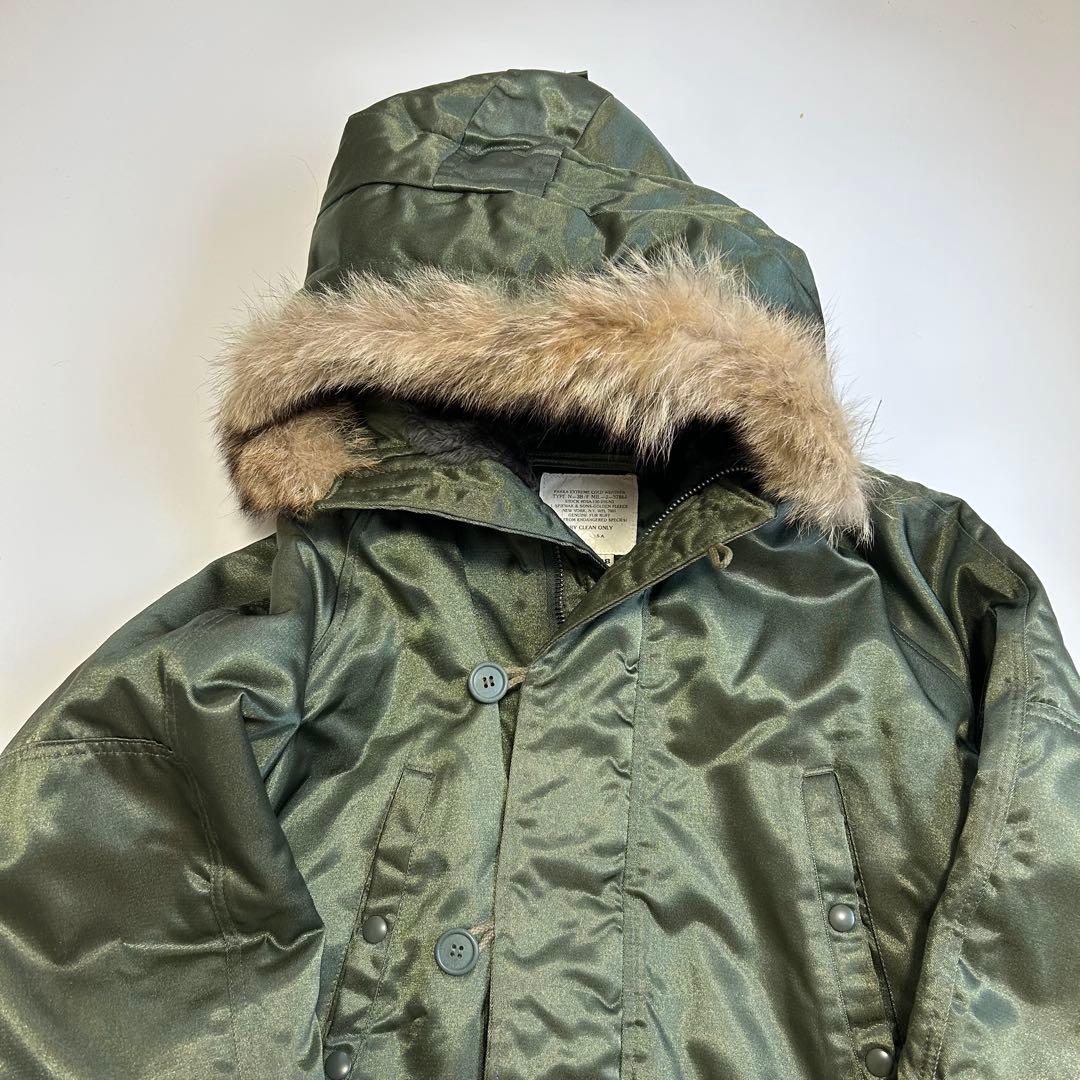 【良品】SPIEWAK USA製 N-3B ミリタリー カーキ M〜L フライト