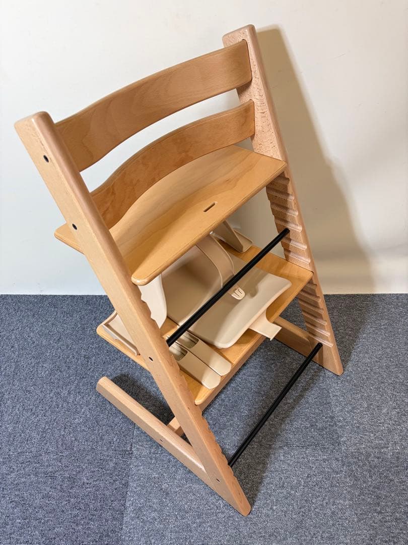 極美品!!組み立てたまま発送♪ストッケ トリップトラップ ナチュラル シリアル6