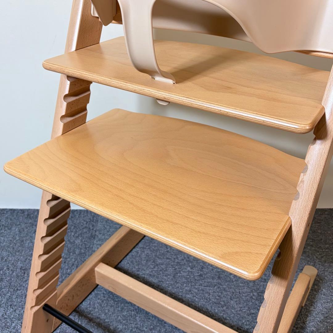 極美品!!組み立てたまま発送♪ストッケ トリップトラップ ナチュラル シリアル6