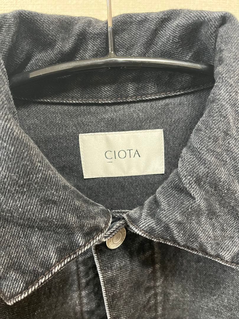 【期間限定価格1/20】CIOTA ダークグレー デニムジャケット　サイズ44