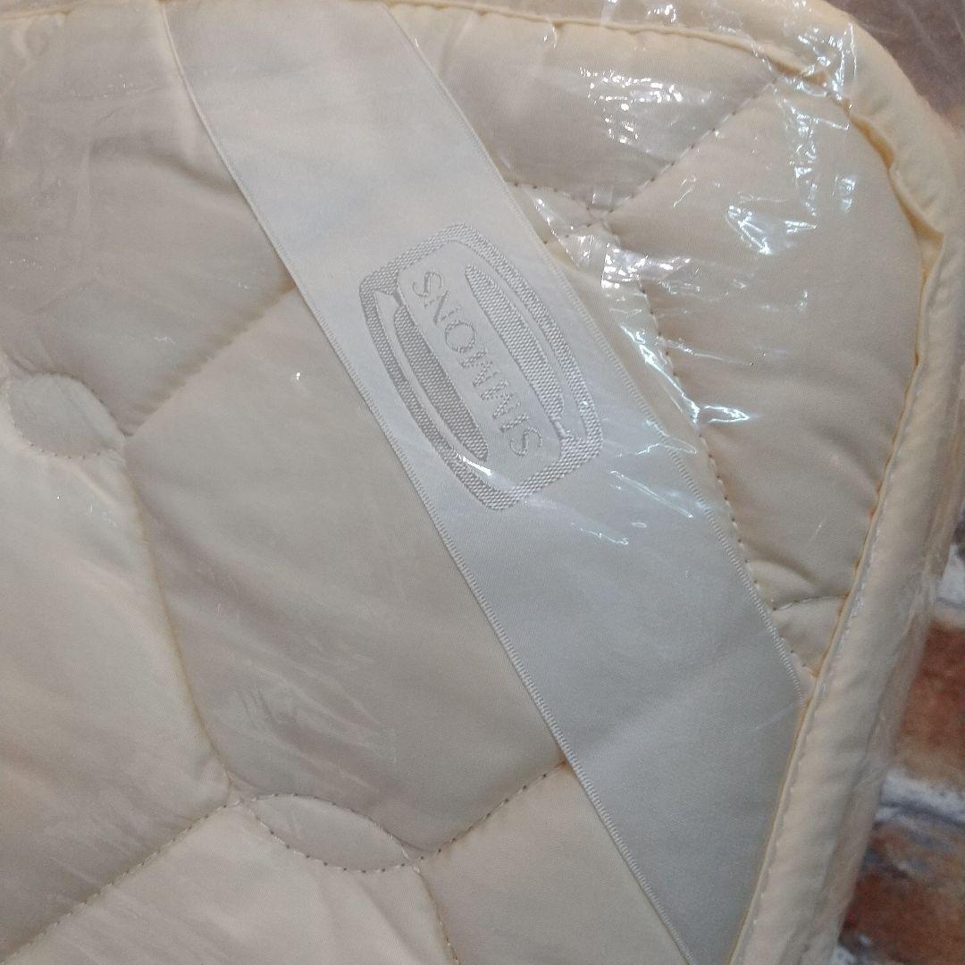 シモンズ 羊毛ベッドパッド セミダブル 120×200cm