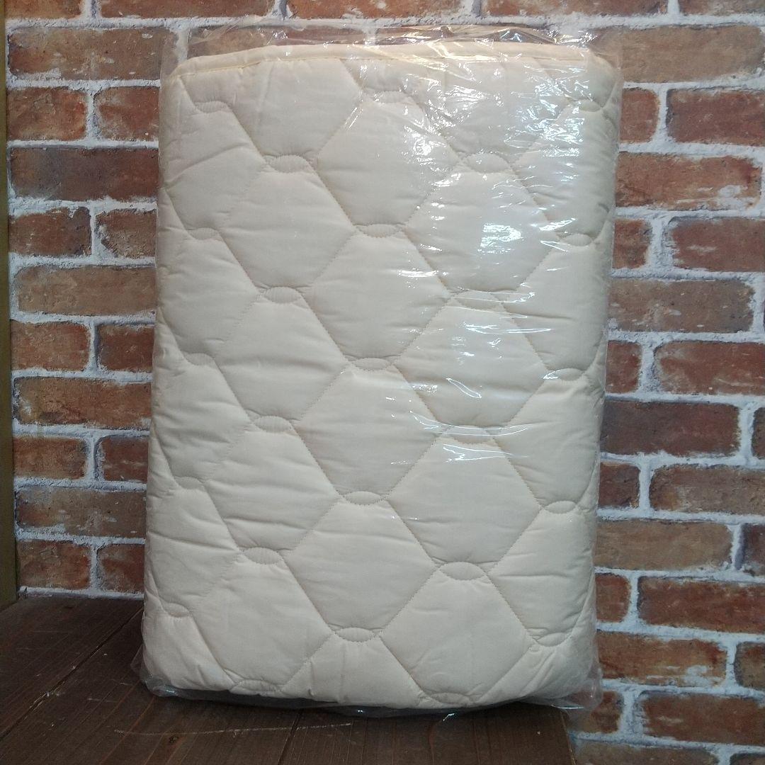 シモンズ 羊毛ベッドパッド セミダブル 120×200cm