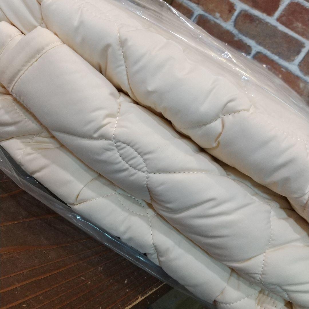 シモンズ 羊毛ベッドパッド セミダブル 120×200cm