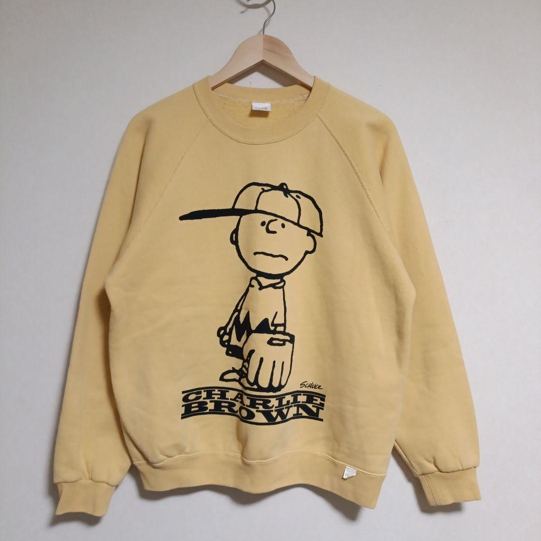 sportswear　PEANUT　ラグランスウェット　別注　チャーリーブラウン