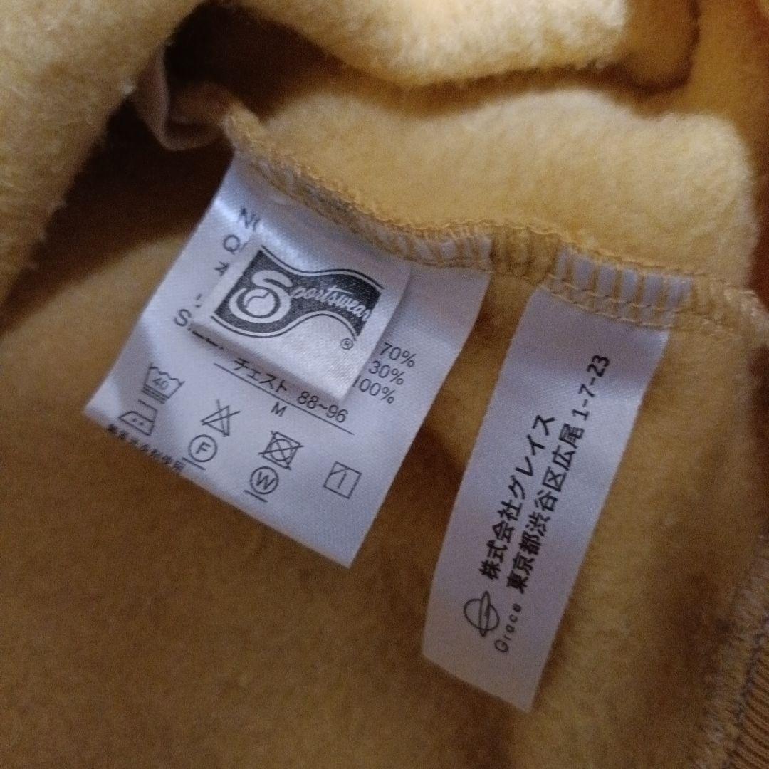 sportswear　PEANUT　ラグランスウェット　別注　チャーリーブラウン