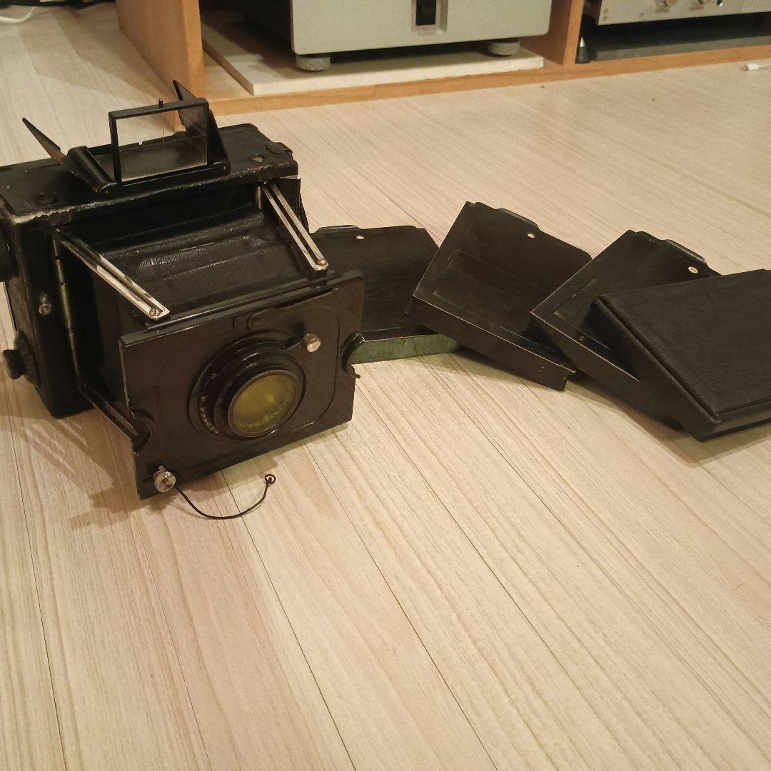 超希少!! 蛇腹カメラ　エルネマンビューカメラ 蛇腹 中判 アンティークカメラ
