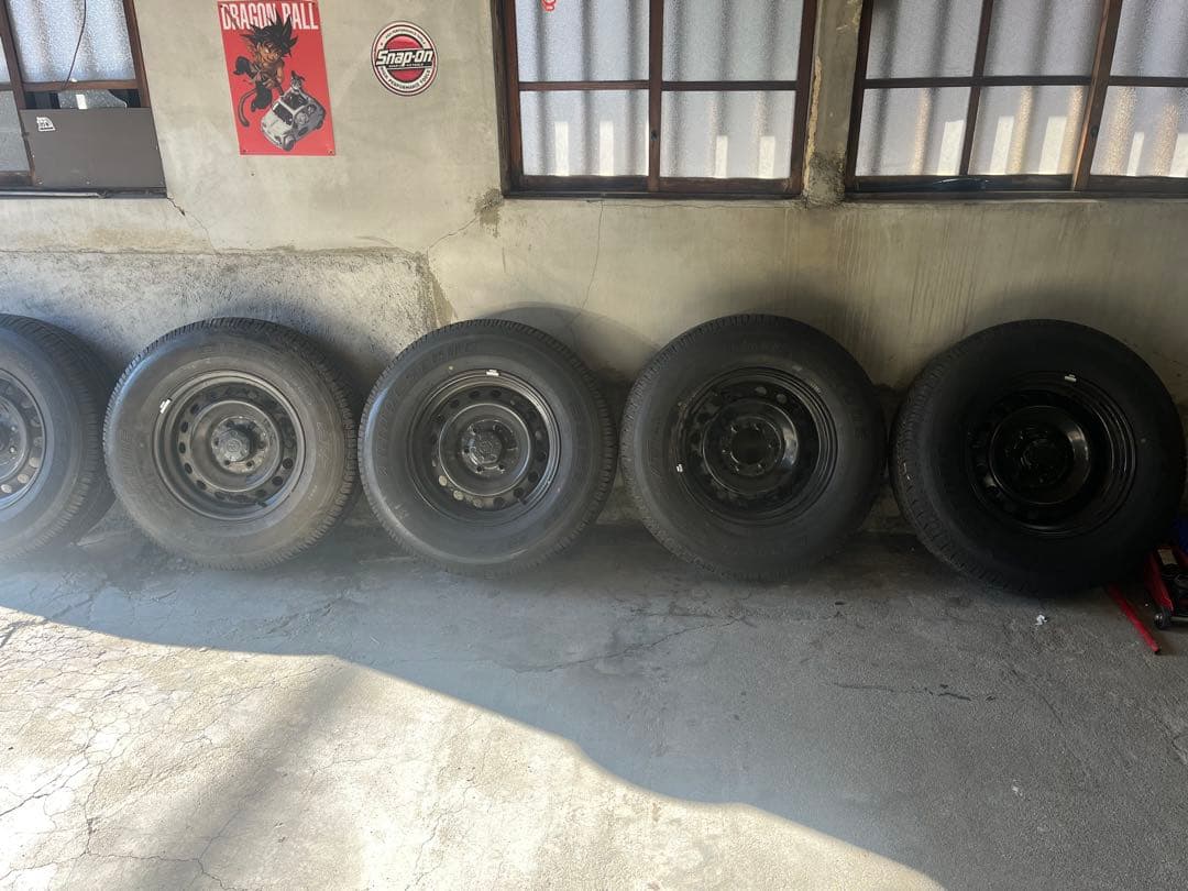 fjクルーザー純正ホイールタイヤセット　5本セット　引き取り限定で