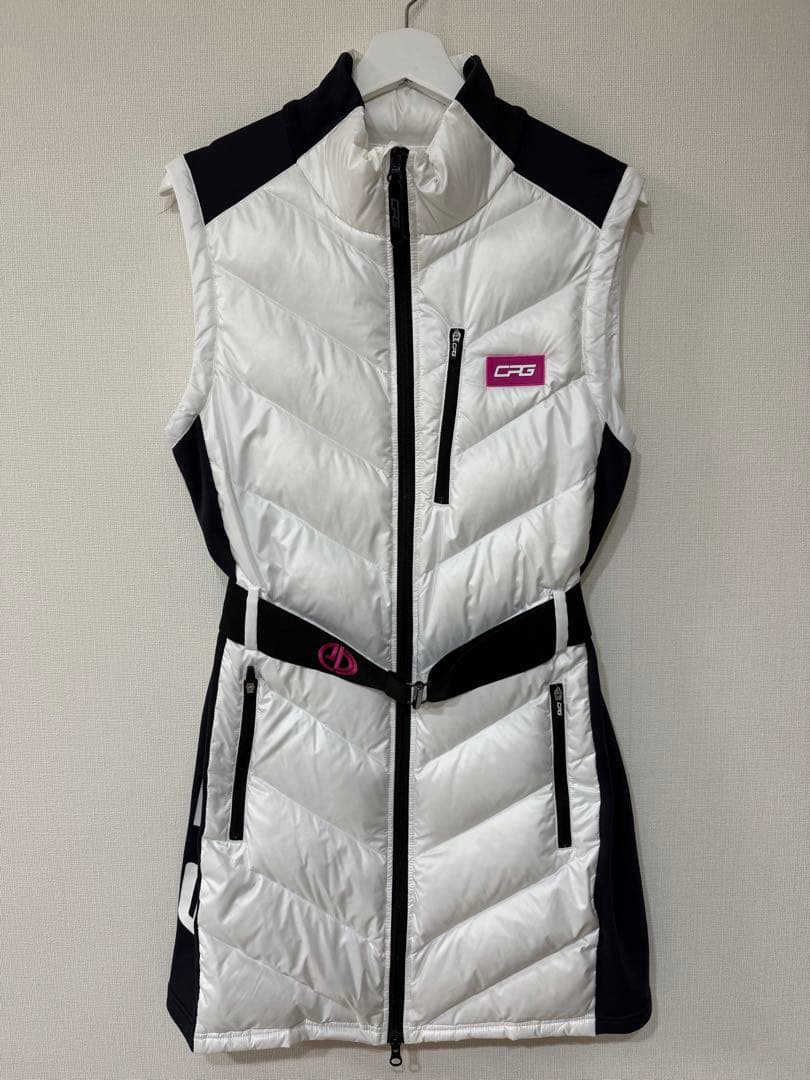 CPG レディース ゴルフ ワンピース ダウンベスト