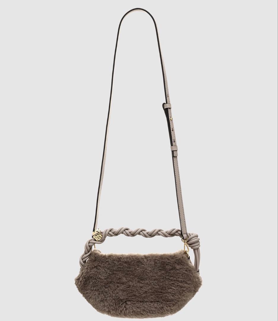 Ganni Bou Bag Mini Fur 美品　即日発送　ガニー