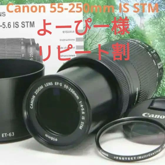 ❤️手ぶれ補正で遠くが超綺麗☆Canon 55-250mm IS STM❤️
