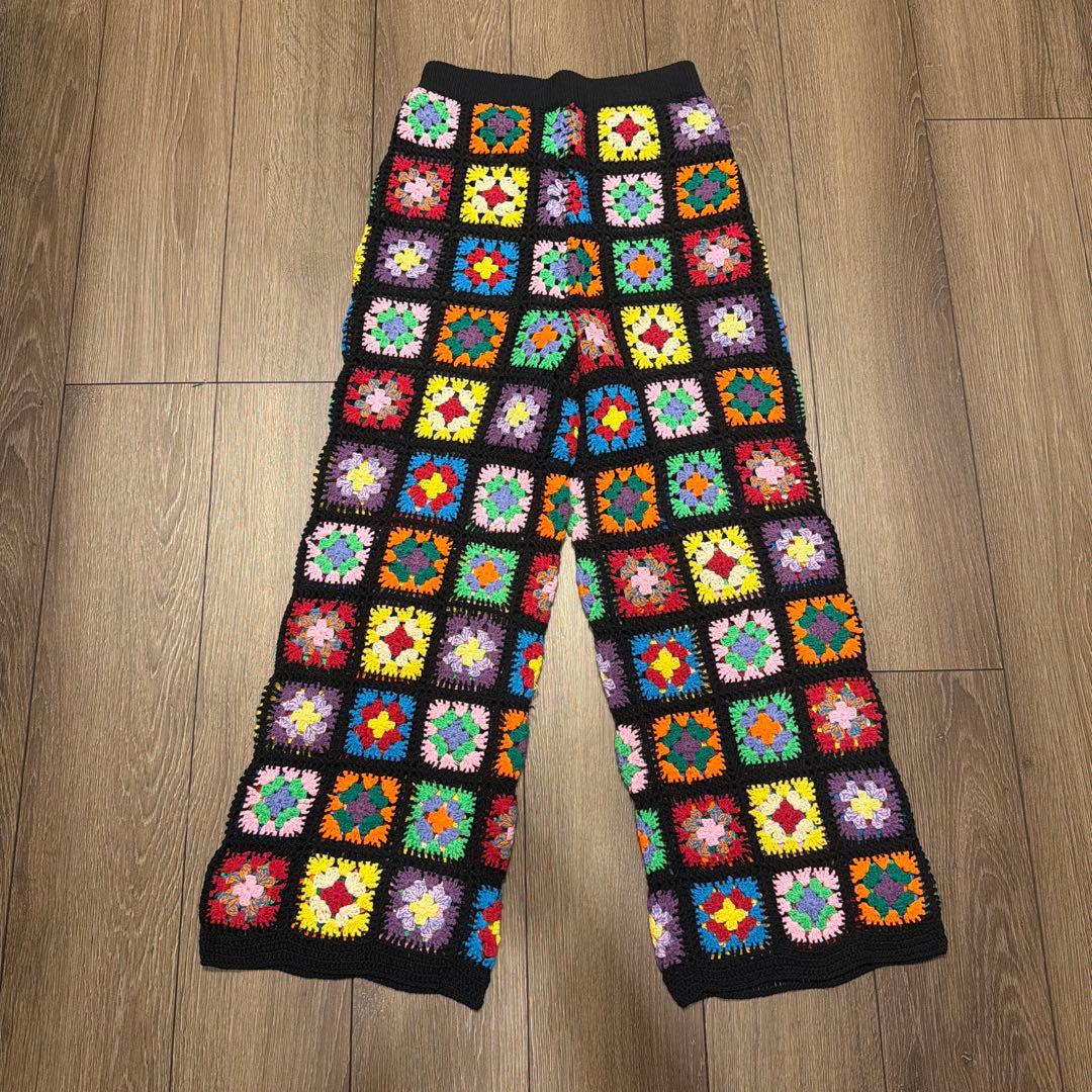 メゾンスペシャル！クロシェ風ニットパンツ！maison special