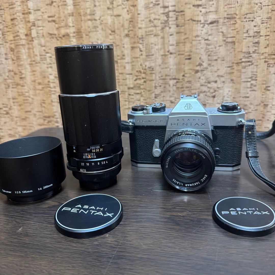 レンズ付きPENTAX SPOTMATIC F SPF 一眼レフカメラ 即撮影可