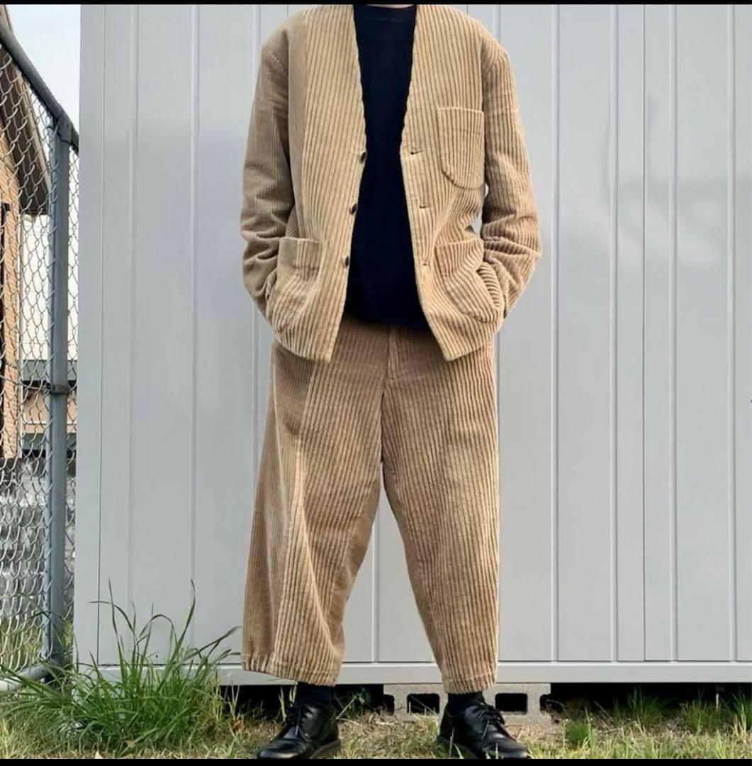 マイビューティフルランドレット コーディロイセットアップ ブラウン 茶色