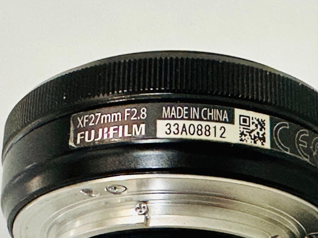 FUJIFILM XF27mm F2.8 レンズ