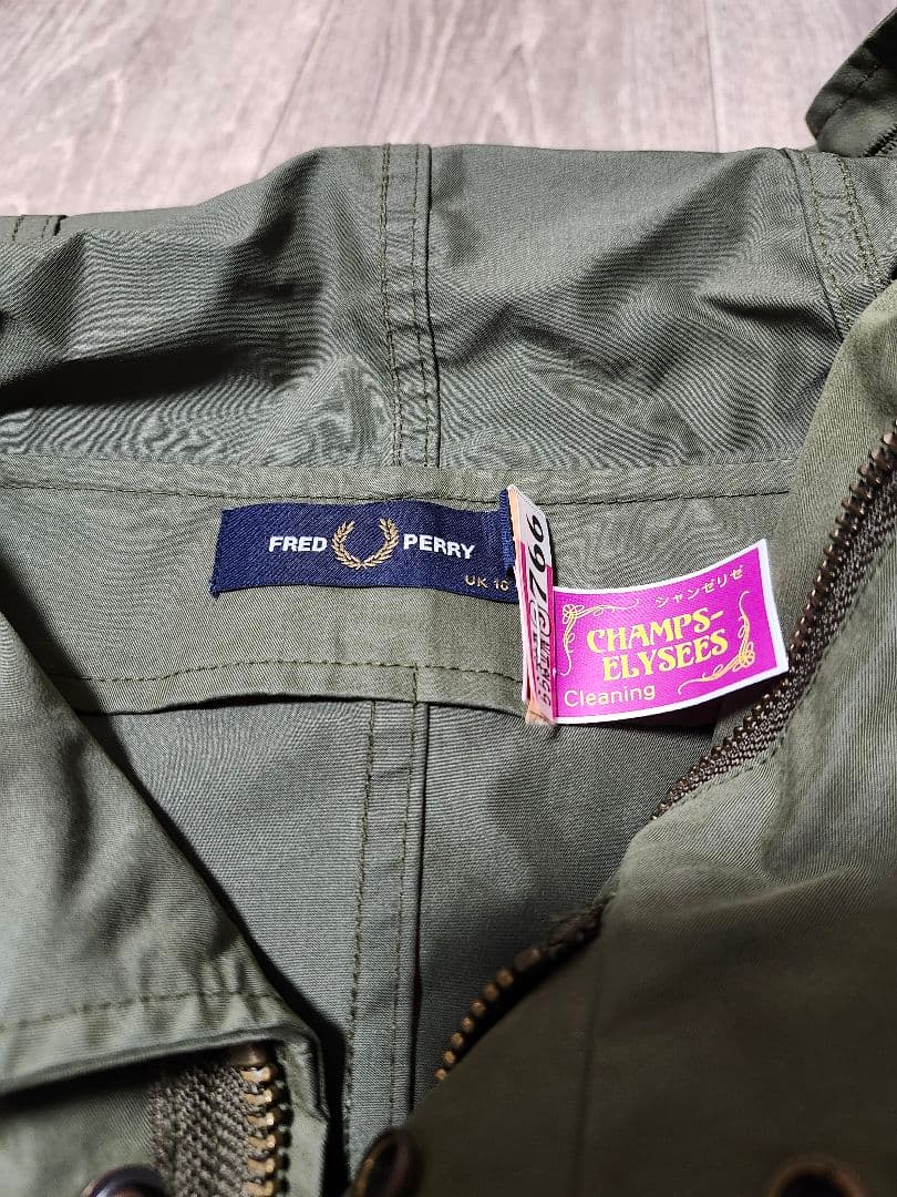 【フレッドペリー】モッズコート/ダウン脱着可/3way/M-51/波瑠