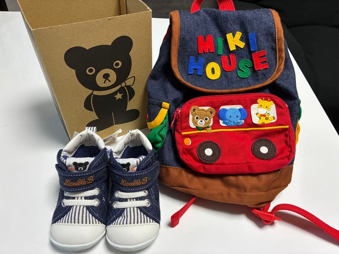MIKI HOUSE リュック　靴 Double.B