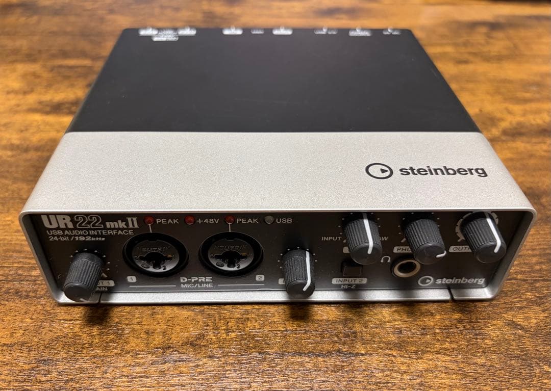 Steinberg UR 22 mk II USBオーディオインターフェイス