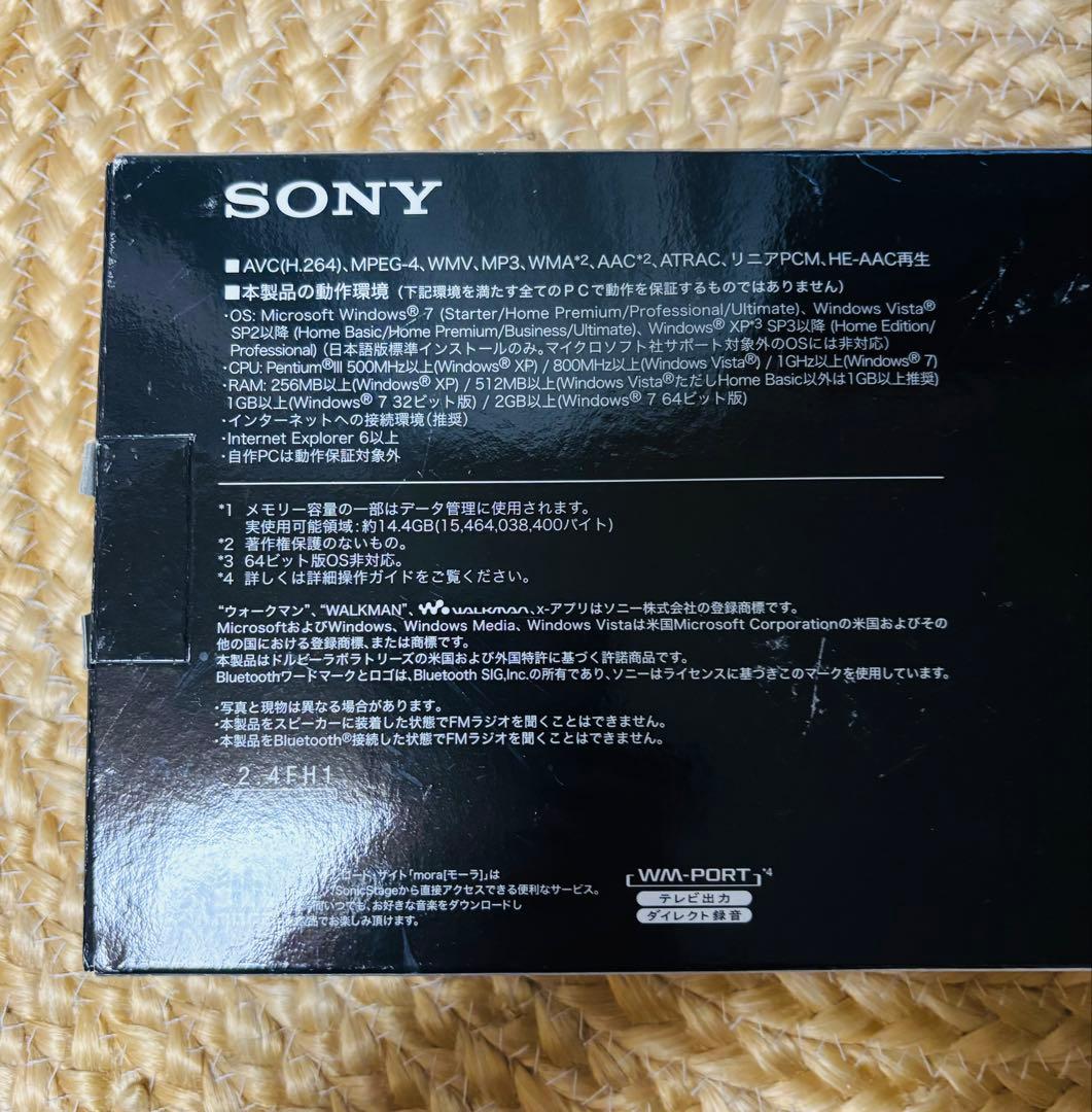 SONY NW-S765K デジタルオーディオプレーヤー 16GB 青