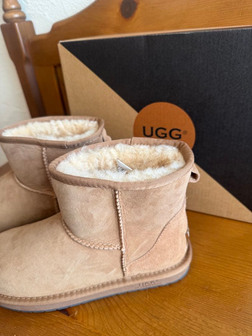 UGG EXPRESS ムートンブーツ チェスナット 7 24cm