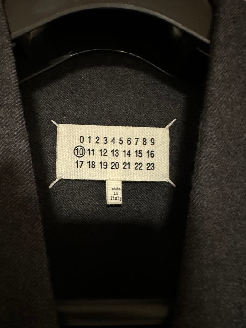 Maison Margiela ノーカラージャケット 44 ウール