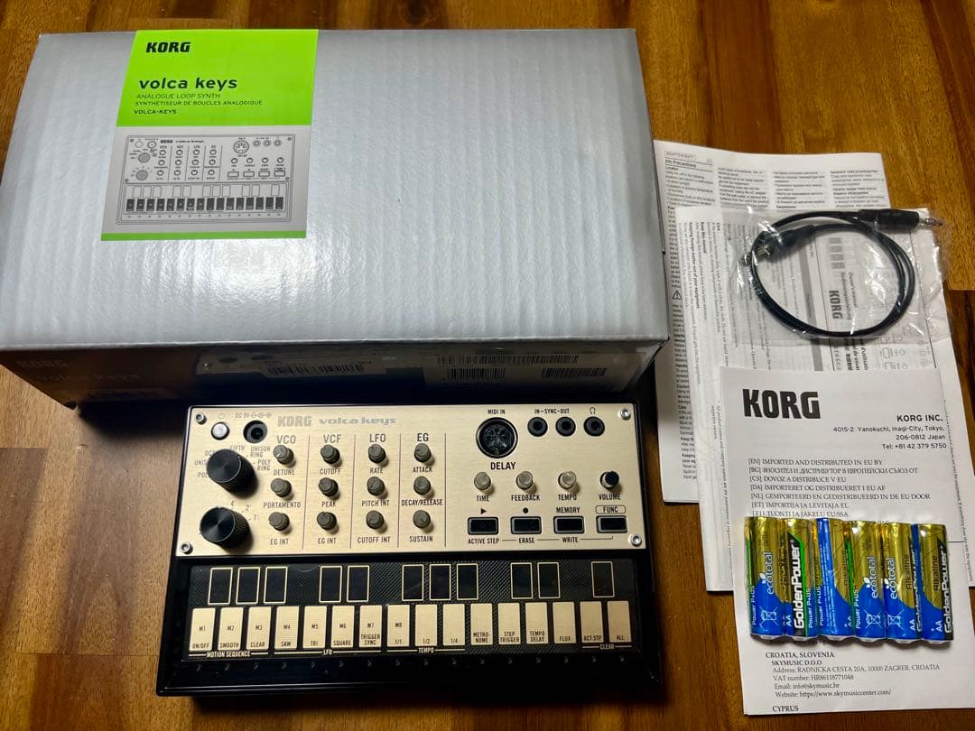 【極美品】KORG volca keys アナログシンセサイザー