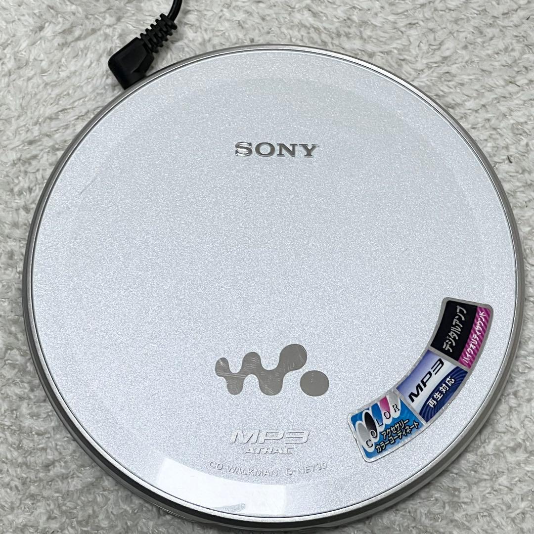 動作確認済 SONY MP3 ATRAC D-NE830 ポータブルCDプレーヤ