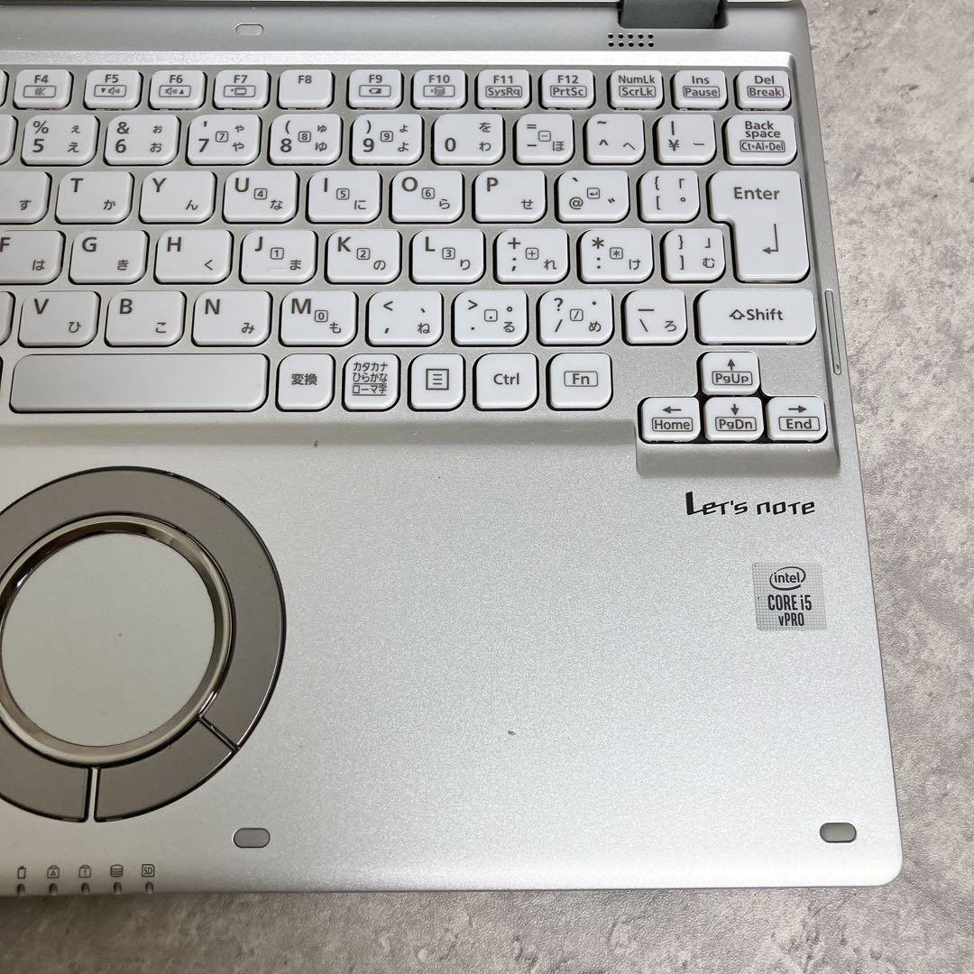 【タッチパネル搭載】 レッツノート 12.1型ノートPC 第10世代i5 8GB