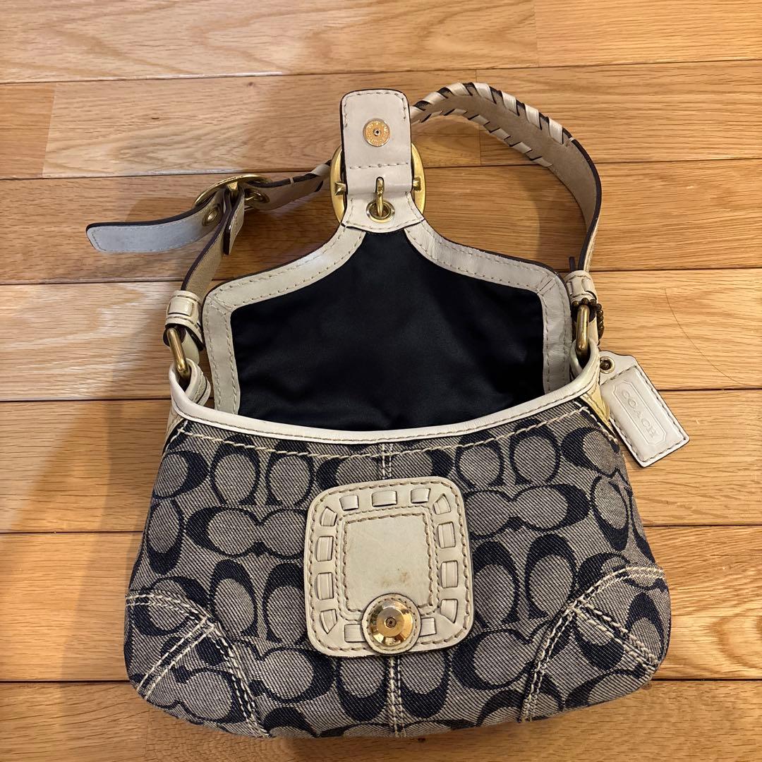 Coach ロゴ入りショルダーバッグ