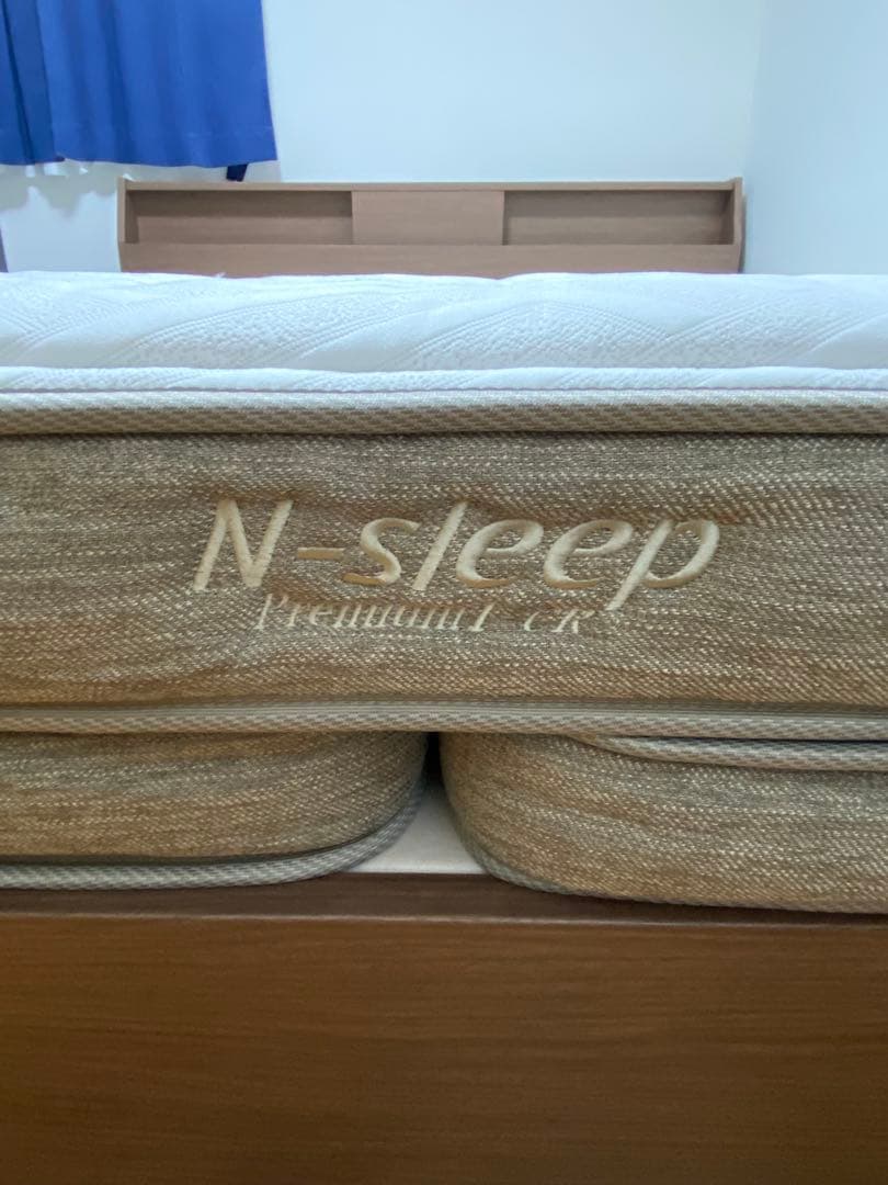 N-sleep プレミアムクイーンベッド 引き出し付き