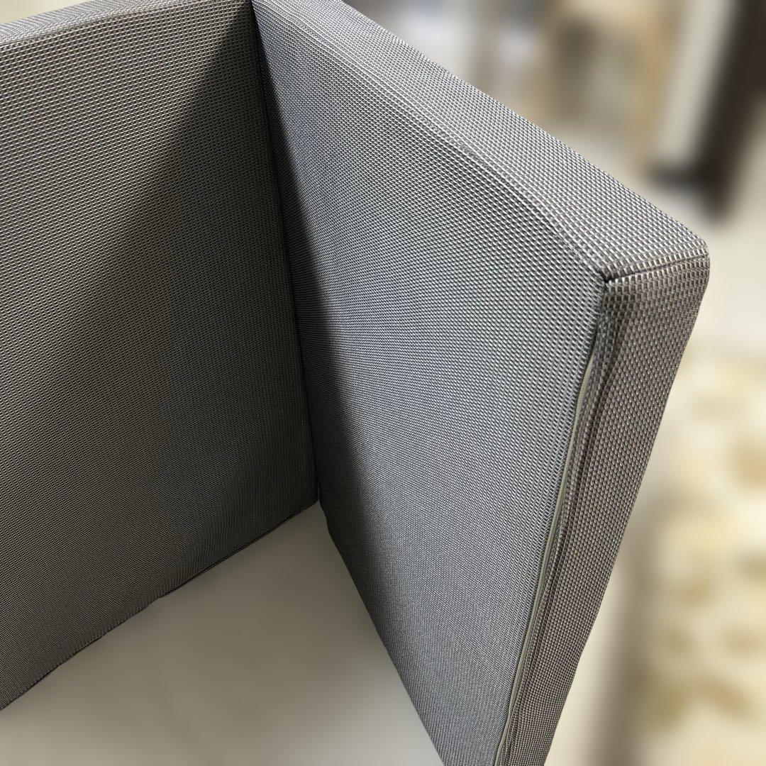 ［SUYARA］マットレス3つ折り（97×200×9　シルバー）