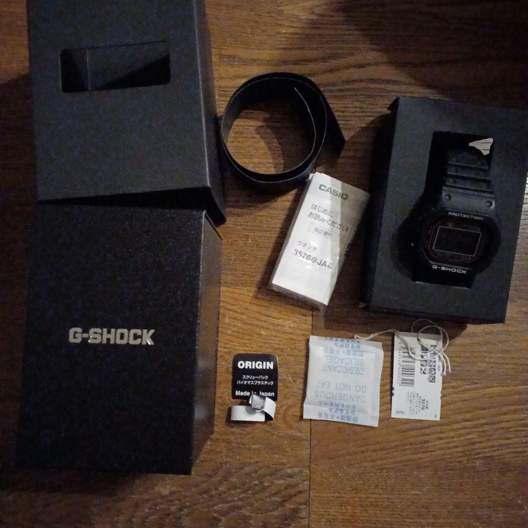 SHS　美品　G-SHOCK DW-5000R-1AJF