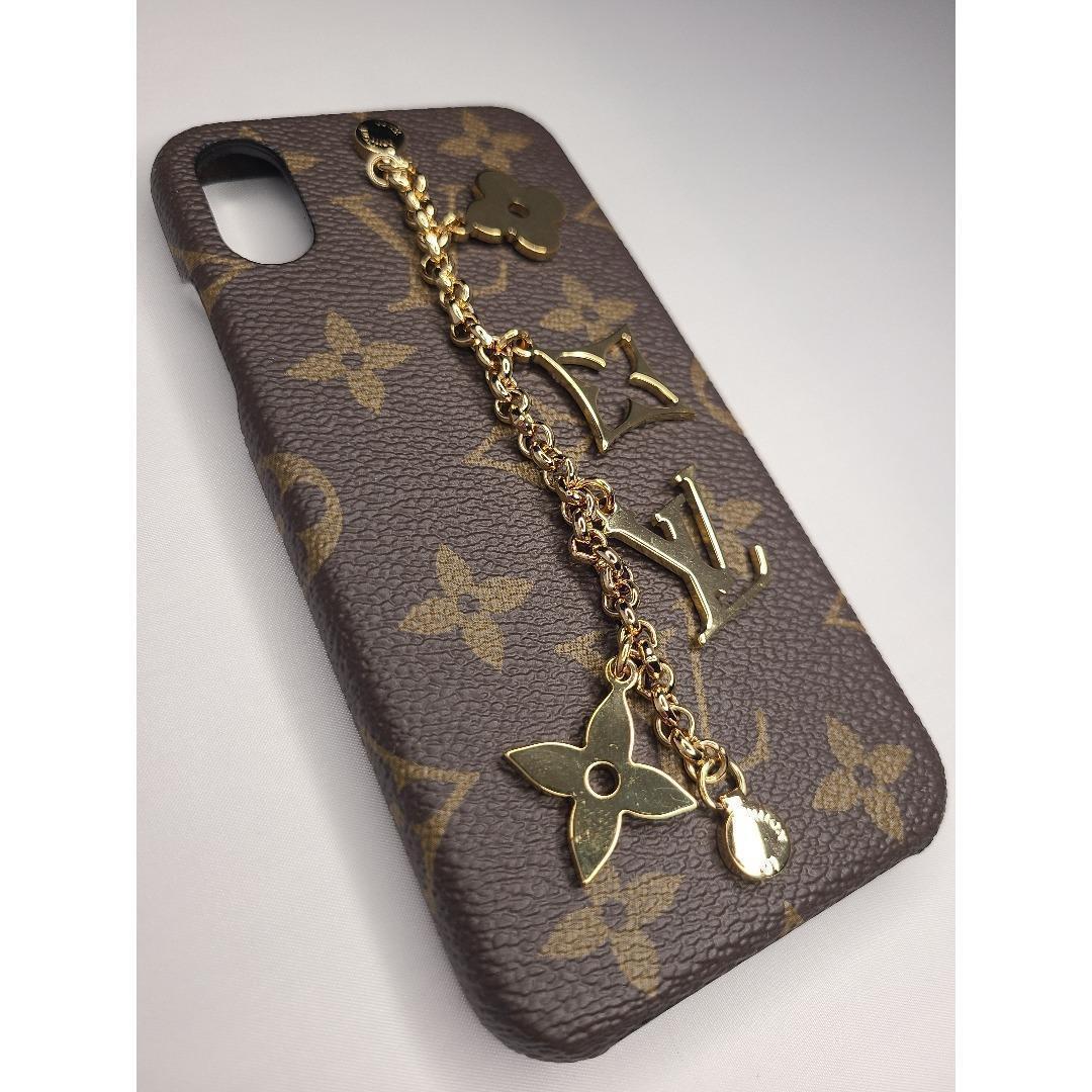 ルイヴィトン モノグラム iPhoneケース X/XS チェーン チャーム