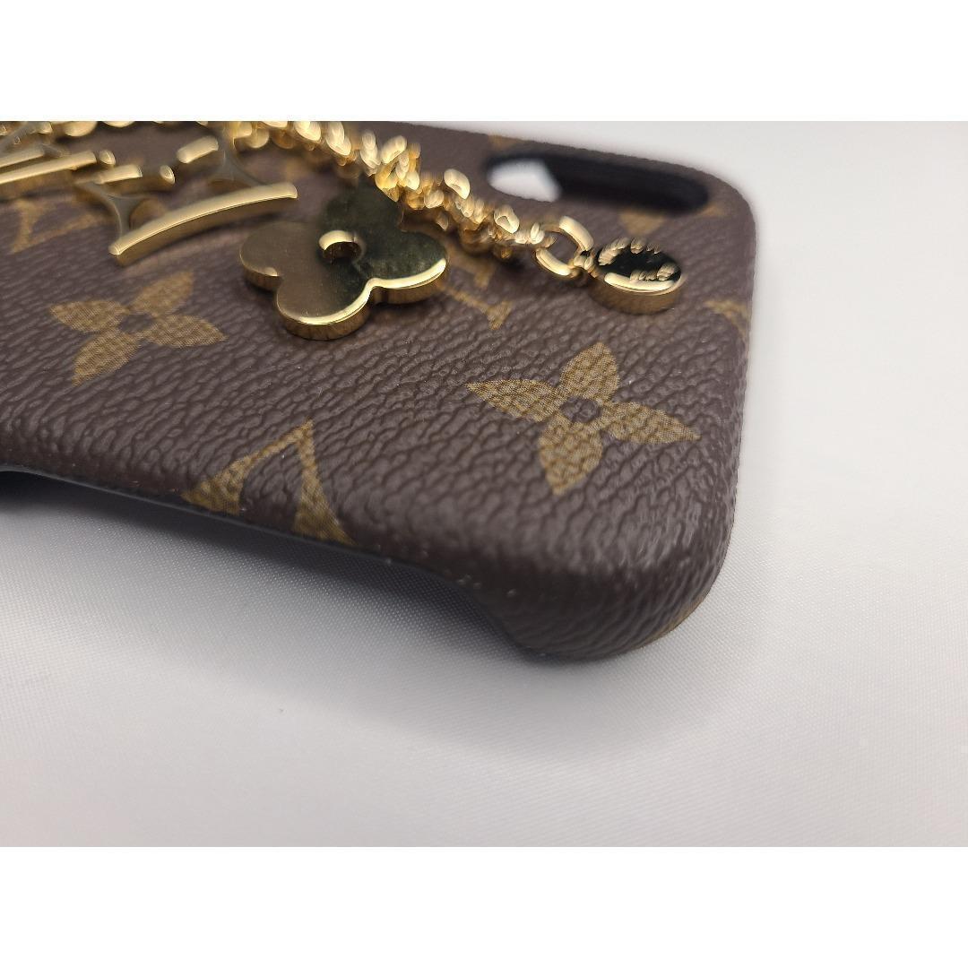 ルイヴィトン モノグラム iPhoneケース X/XS チェーン チャーム