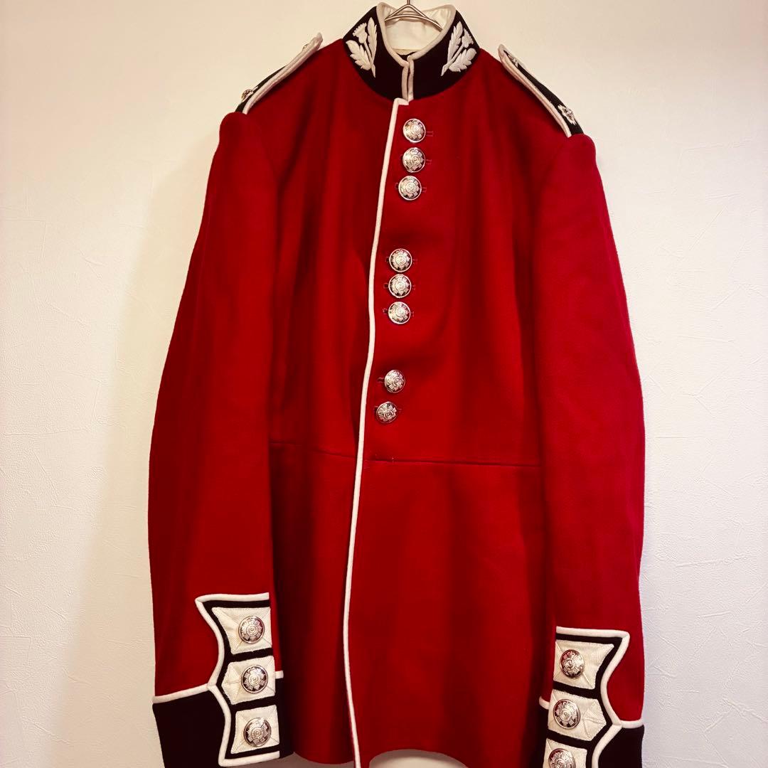 イギリス 近衛兵 ジャケット ウール RED 赤　軍服 グループサウンズ　衣装