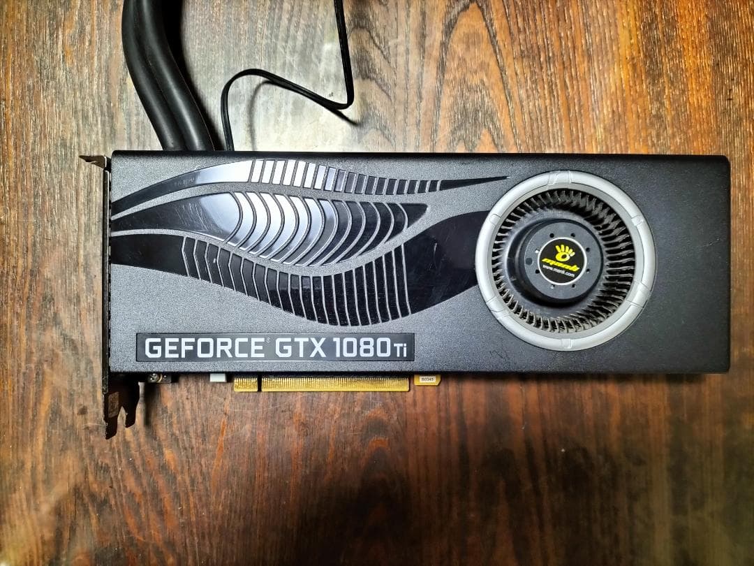 GTX 1080 Ti 簡易水冷グラボ（120mmラジエーター＋ファン）