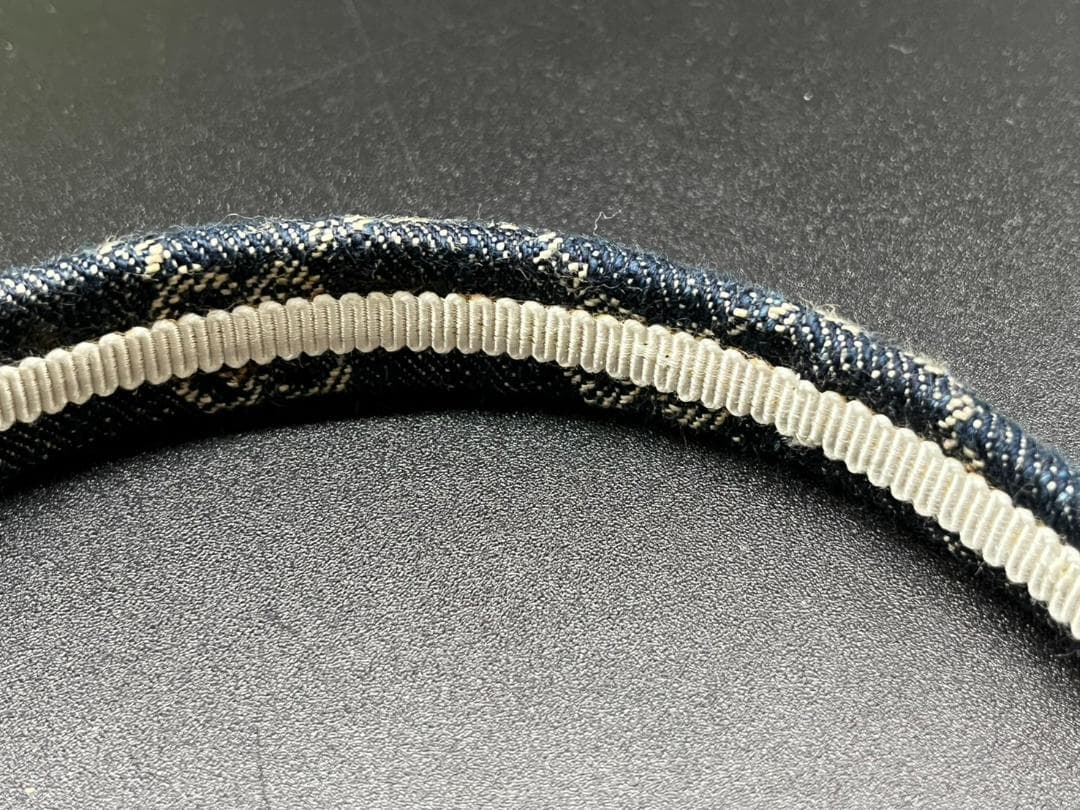 ★GUCCI グッチ カチューシャ エコウォッシュドデニムヘアバンド