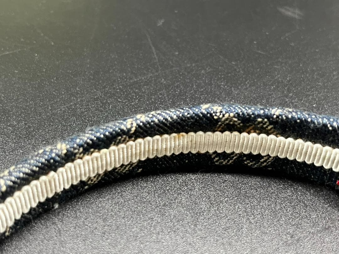 ★GUCCI グッチ カチューシャ エコウォッシュドデニムヘアバンド