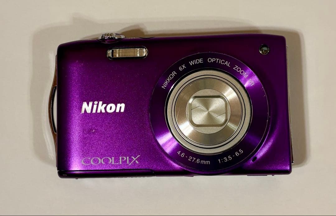 Nikon COOLPIX パープル 6倍光学ズーム