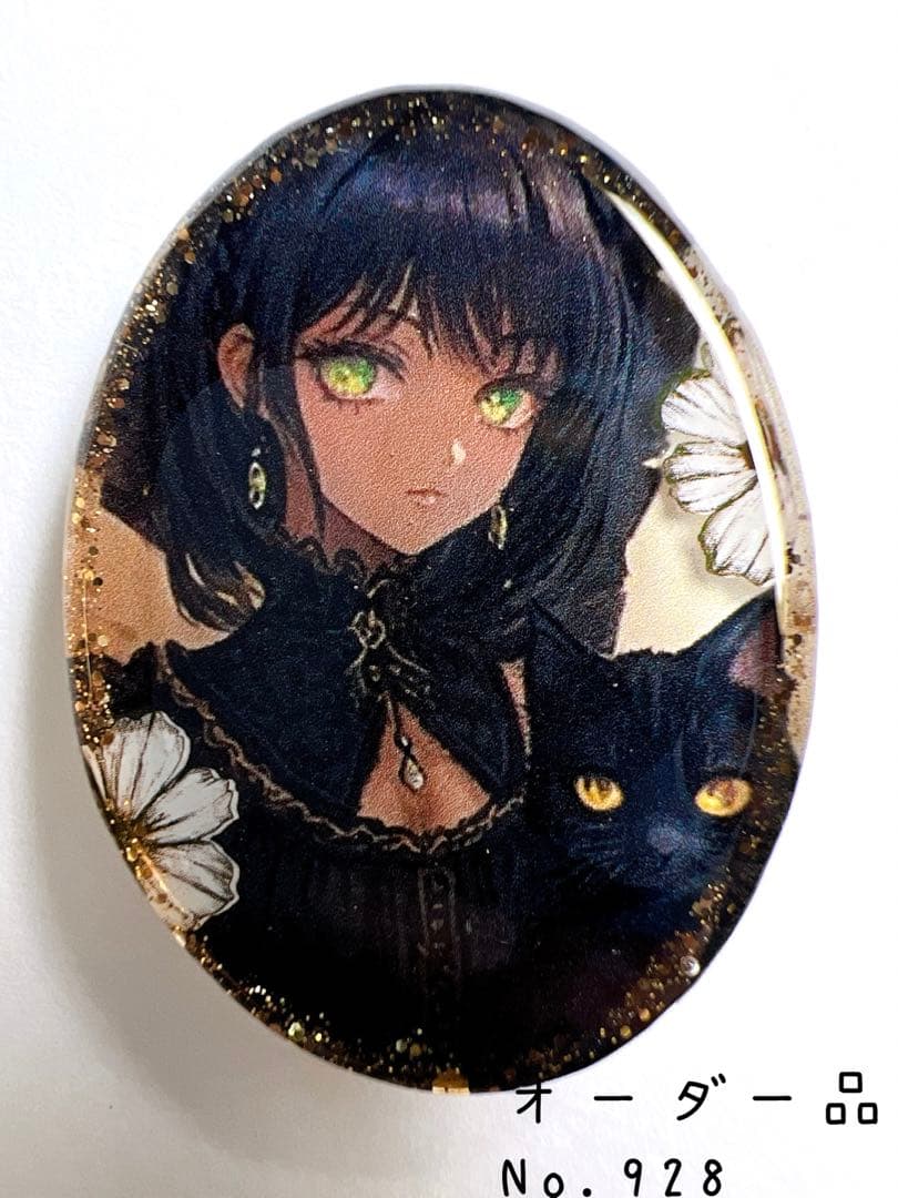 モカ吉様 レジン ヘアゴム