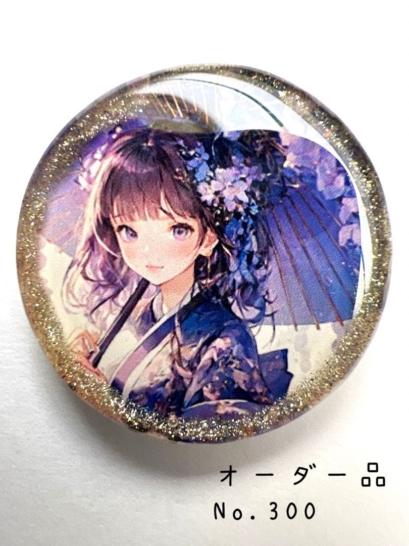 モカ吉様 レジン ヘアゴム