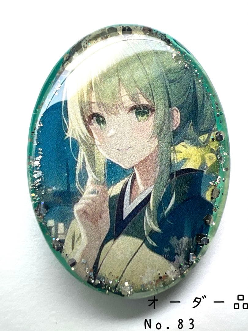 モカ吉様 レジン ヘアゴム